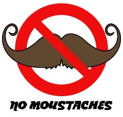 No Moustaches